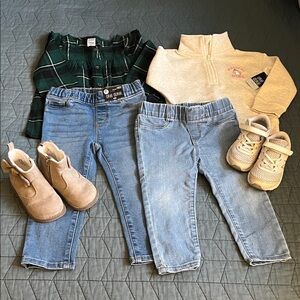 Girls 24Month/2T Jean Outfit Sets